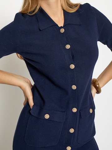 Peppercorn Úpletové šaty 'Kaylee ' – modrá