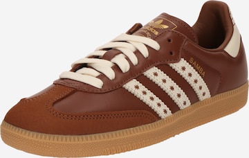 ADIDAS ORIGINALS - Zapatillas deportivas bajas 'SAMBA' en marrón: frente