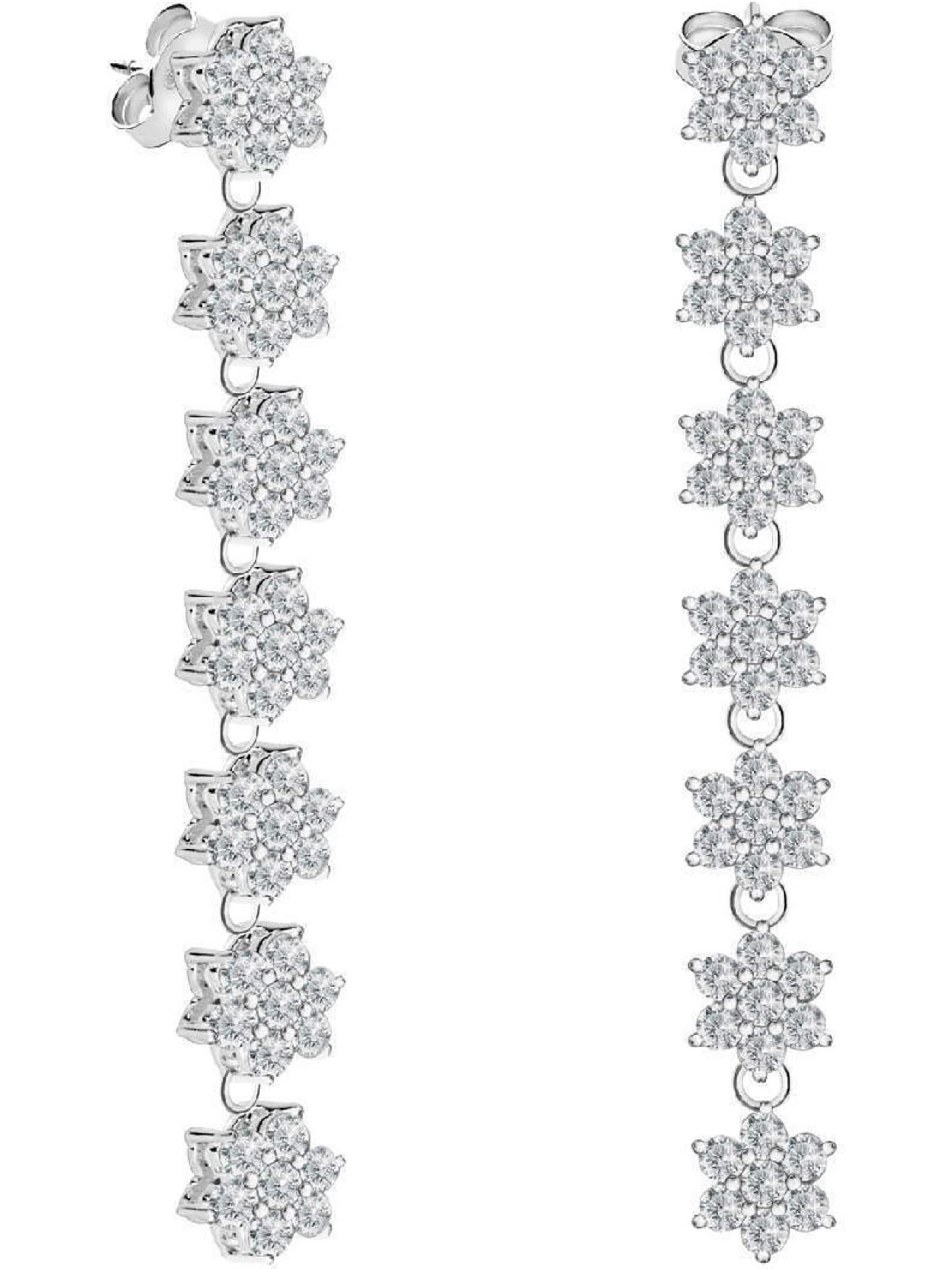 CHRIST Ohrringe in Silber: Vorderseite