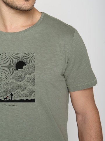 GREENBOMB Shirt 'Nature Friends' in Groen
