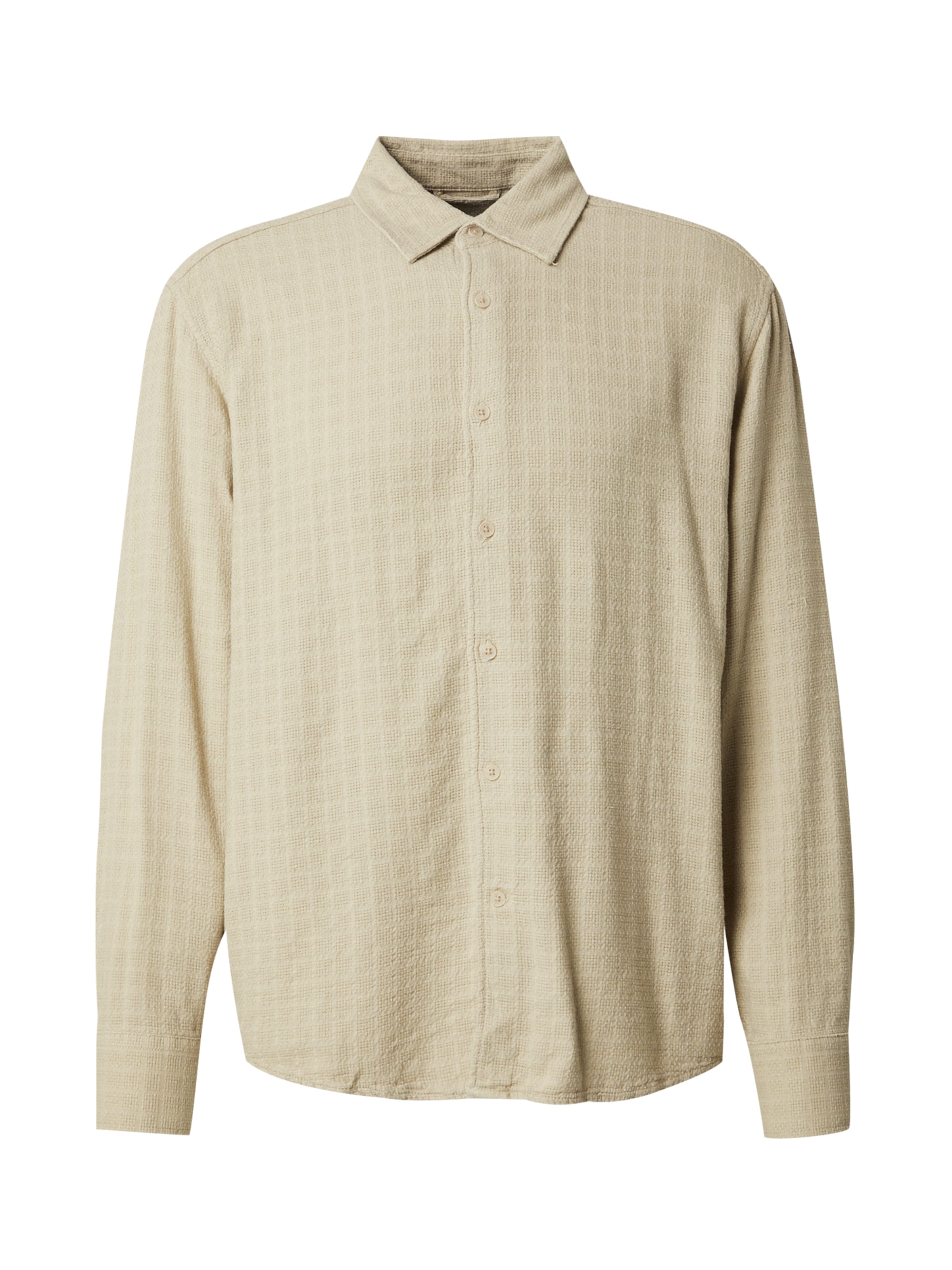 Only & Sons Regular fit Overhemd 'ONSLATHAM' in Beige: voorkant