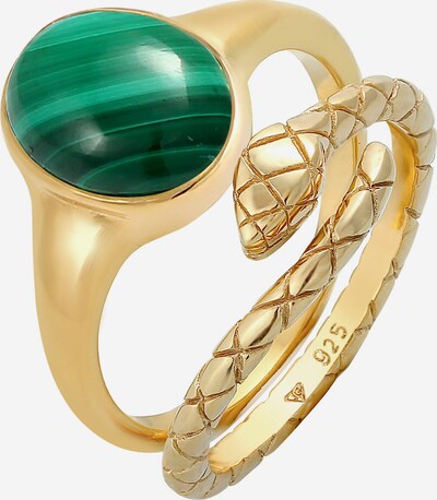 ELLI PREMIUM Parure de bijoux en or / vert, Vue avec produit
