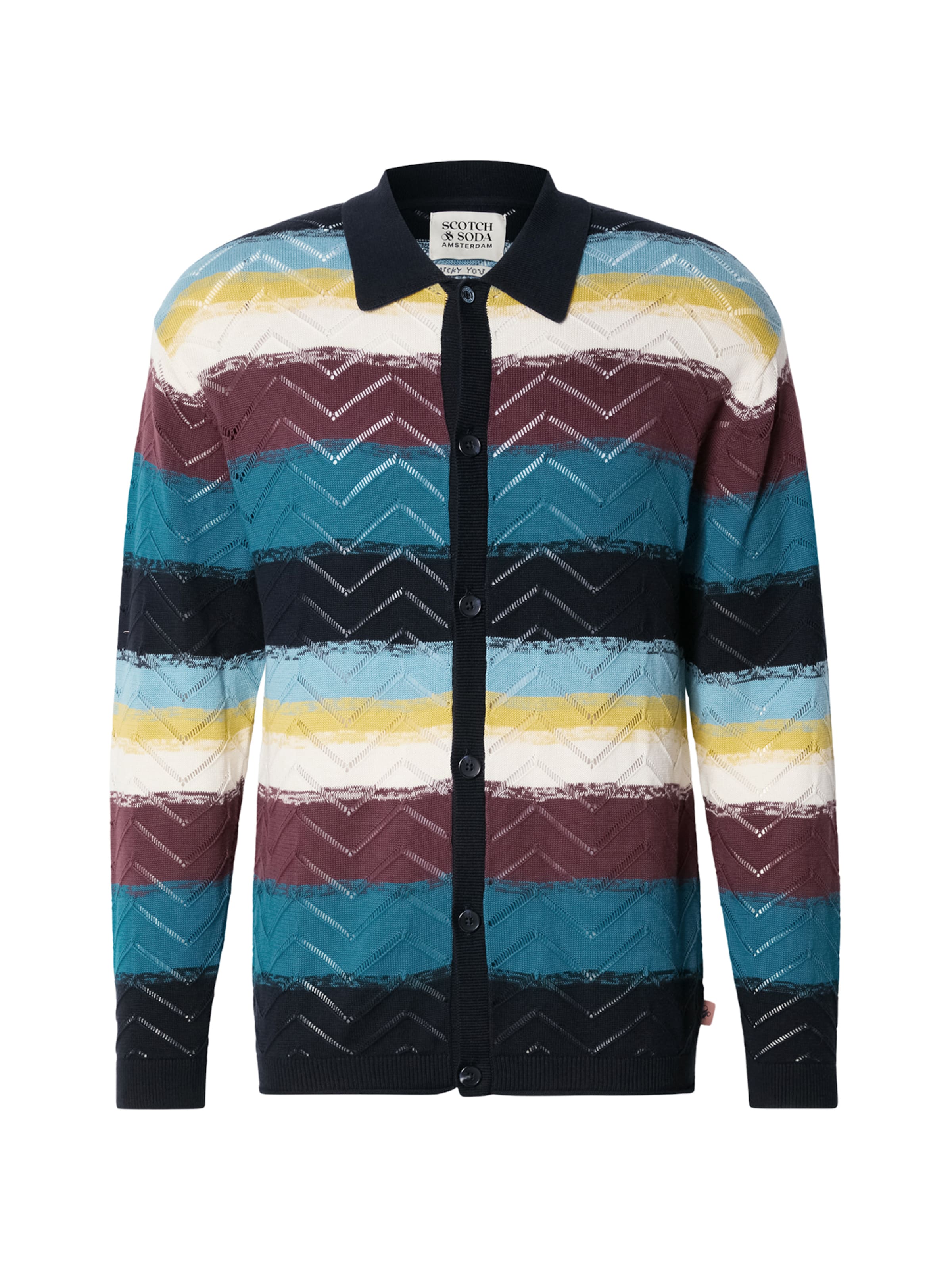 mėlyna SCOTCH & SODA Kardiganas: priekis