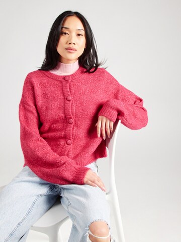 ONLY Cardigan i pink: forside