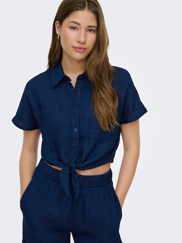 ONLY Blouse 'leoni' in Blauw