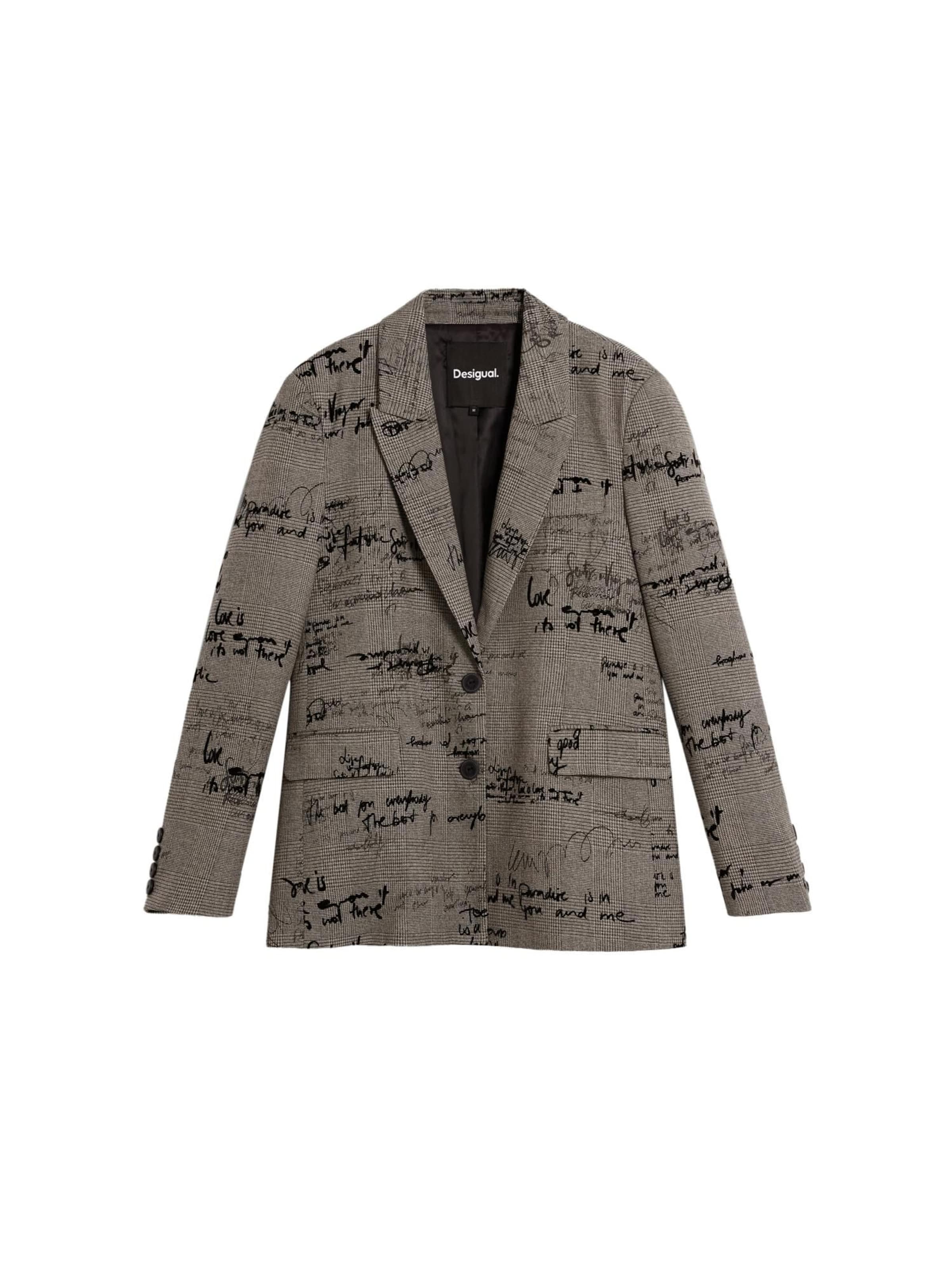 Desigual Блейзер в Черный: спереди