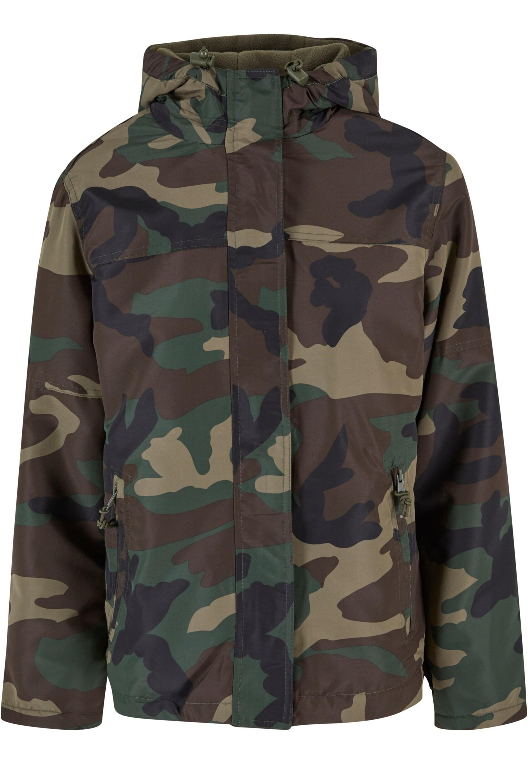 Brandit Between-season jacket in Green: front