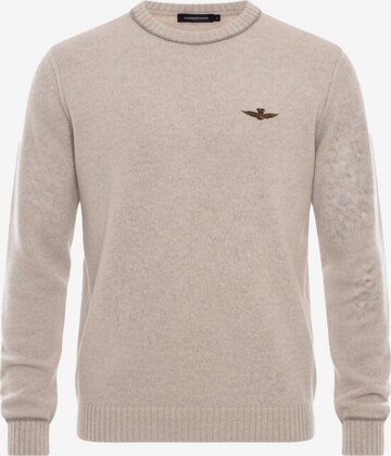Aeronautica Militare Pullover in Weiß: Vorderseite