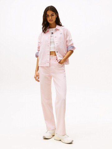 Tommy Jeans Between-season jacket 'Essential' in Pink