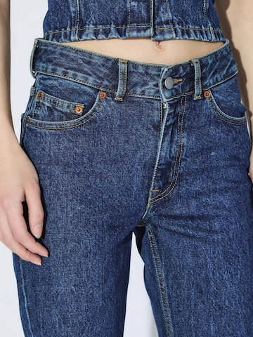 Dr. Denim Slimfit Jeans 'Elba Mid Bootcut' in Blauw