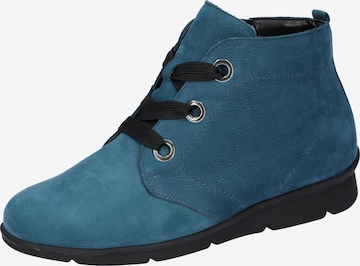 WALDLÄUFER Booties in Blue: front