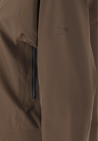 SOS Athletic Jacket 'Lipno' in Brown