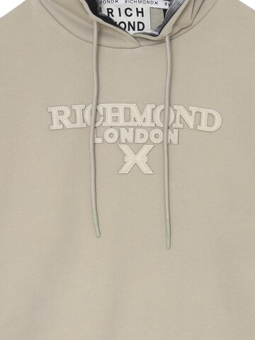 John Richmond Sweatshirt 'Contrast Hood' in Beige