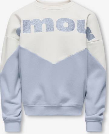 ONLY GIRLS - Sudadera 'KOGRuna-Mena' en azul: frente