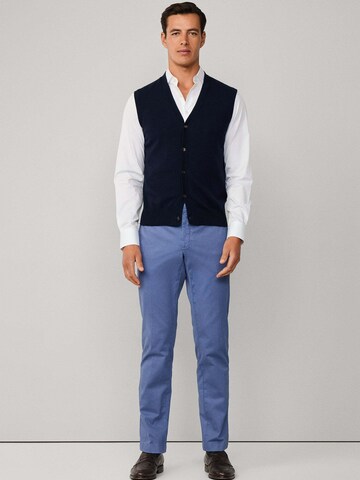 Hackett London Gebreid vest in Blauw