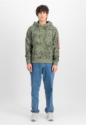 Sweat-shirt ALPHA INDUSTRIES en vert
