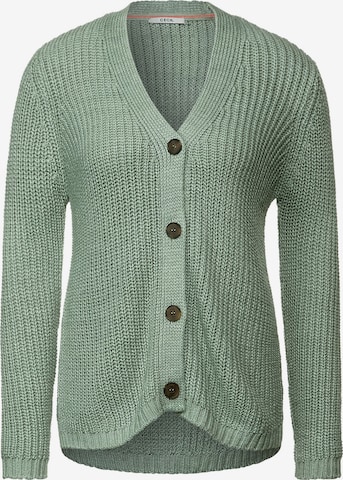 CECIL Knit cardigan in Green: front