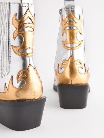 Bottes de cowboy Next en argent