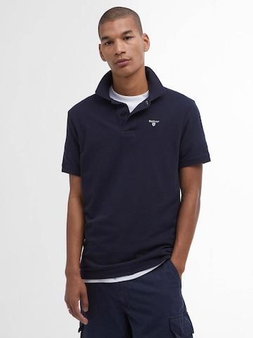 T-Shirt Barbour en bleu : devant