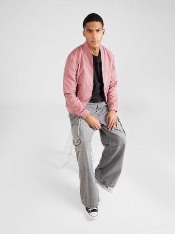 JACK & JONESRegular Fit Prijelazna jakna 'Rush' - roza boja