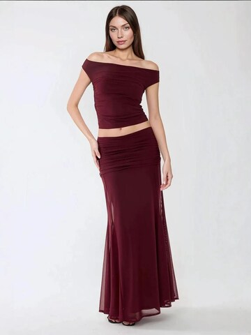 Jupe Hiccup en rouge