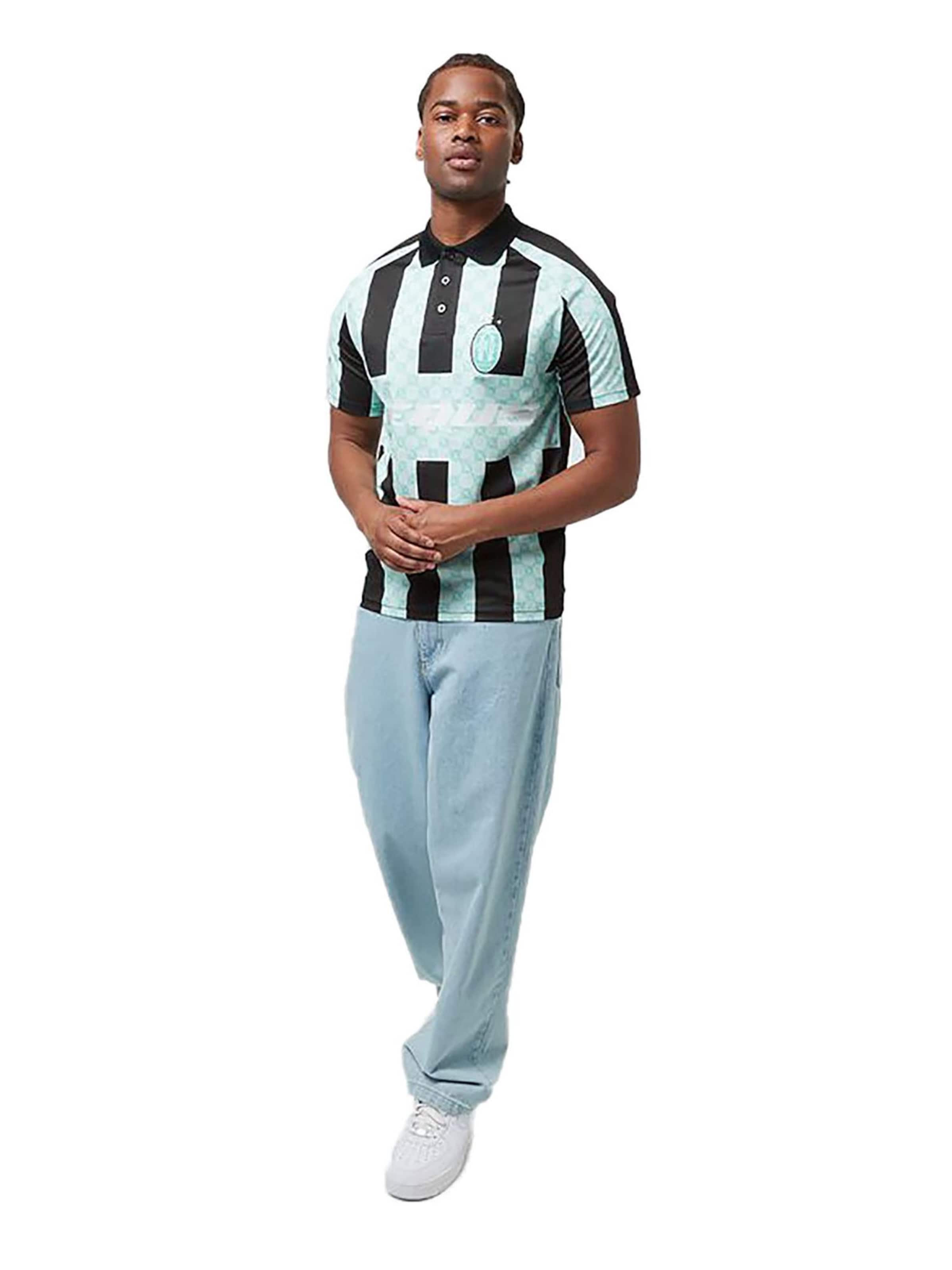 Pequs T-shirt 'Football Logo' i blå