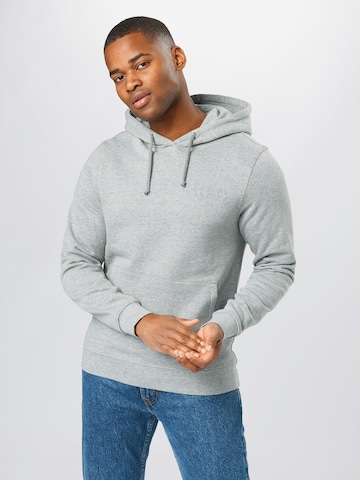 Casual Friday Regular fit Sweatshirt 'Sebastian' i grå: framsida