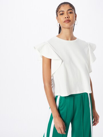 Marc O'Polo DENIM T-Shirt (GOTS) in Weiß: Vorderseite