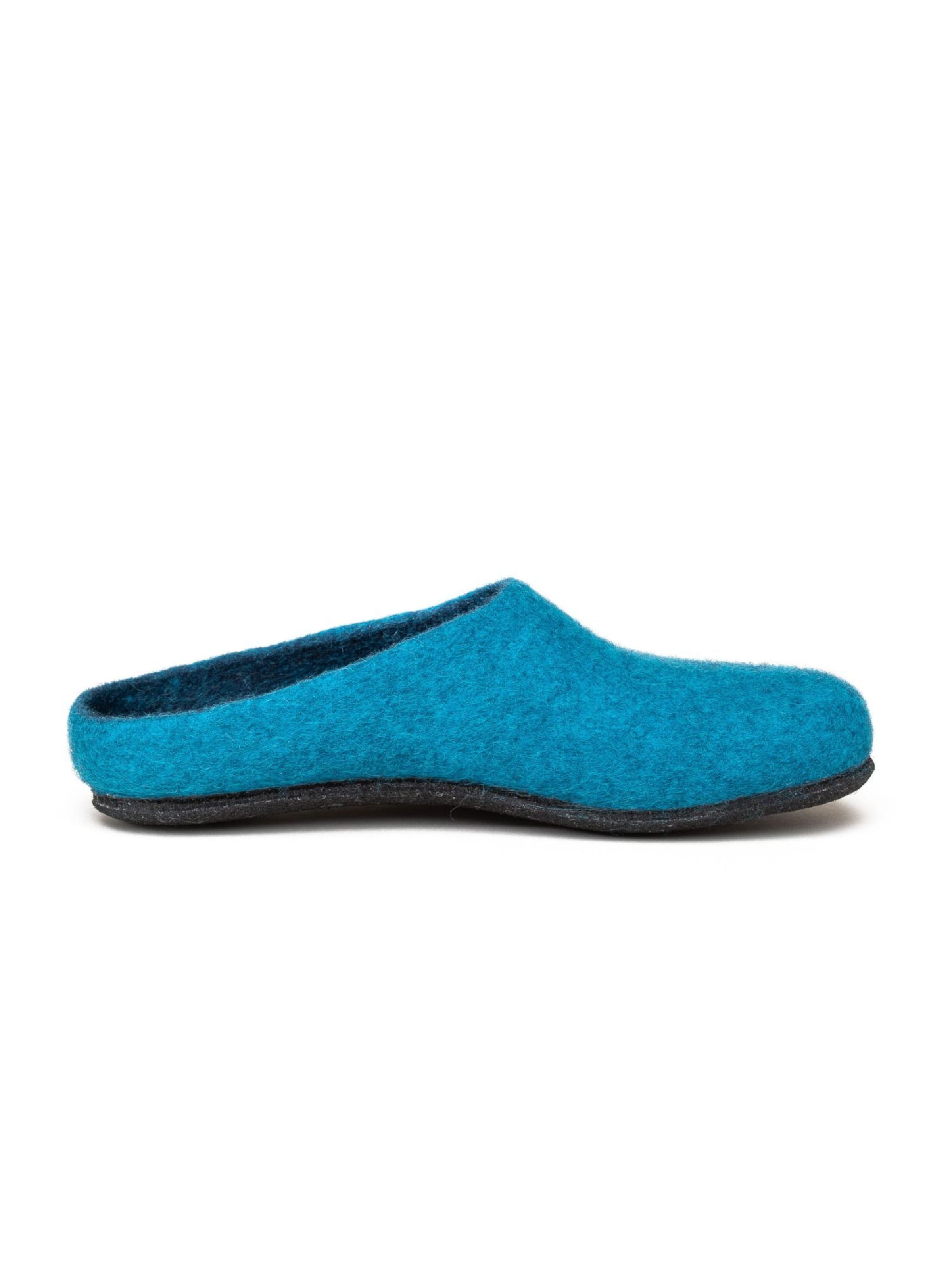 MagicFelt Slippers 'Filzpantoffel Magicfelt 709' in Green
