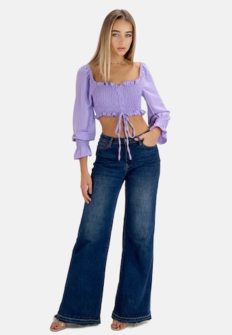 Chemisier Elara en violet