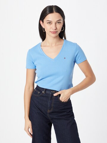 T-shirt TOMMY HILFIGER en bleu : devant