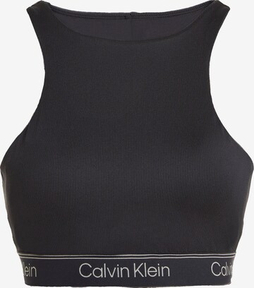 Calvin Klein Sport Sports Bra in Black: front