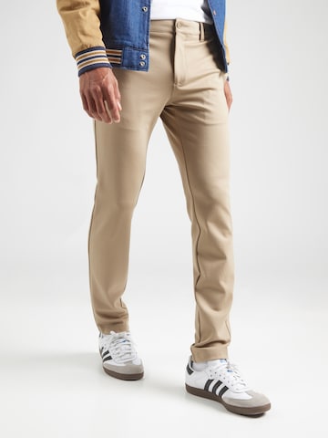 INDICODE JEANS Slimfit Chinohousut 'Roedekro' värissä harmaa: etupuoli