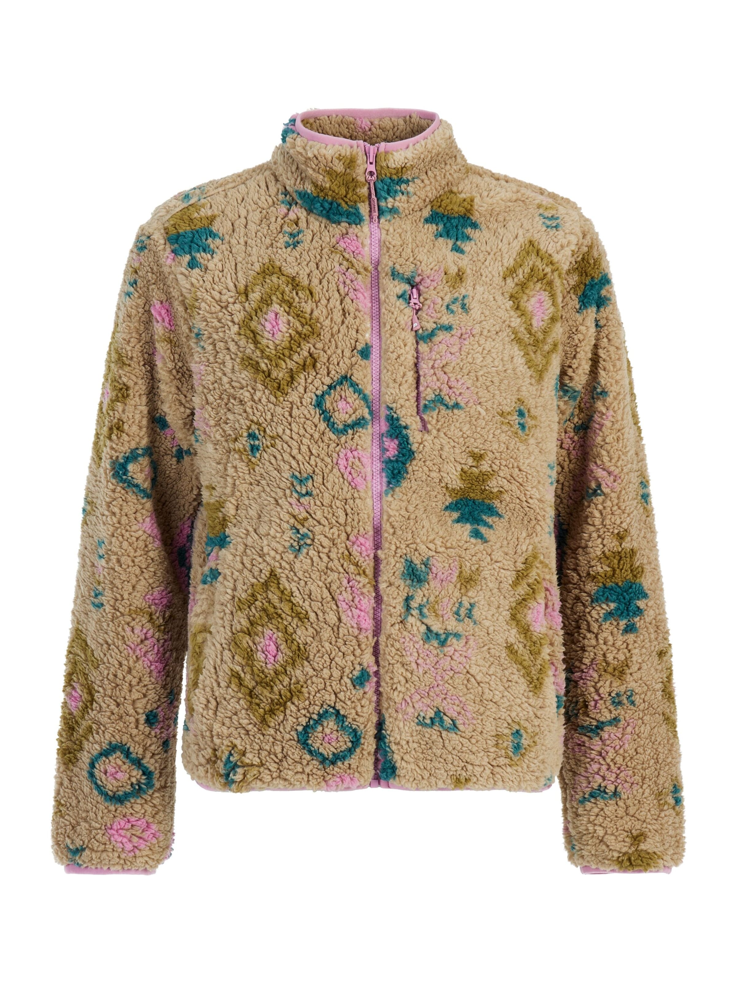 PROTEST Fleecejacke 'PRTAdele' in Pink: Vorderseite