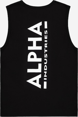 ALPHA INDUSTRIES Shirt in Black: front