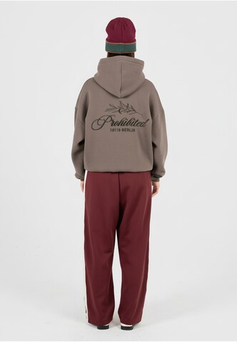 Sweat-shirt 'Leaf' Prohibited en beige