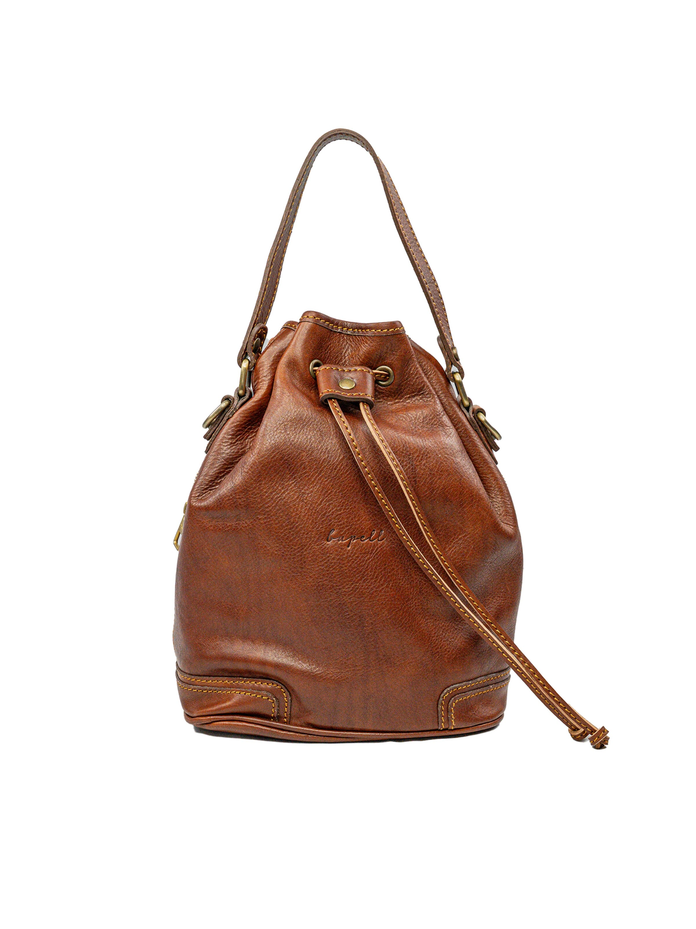 bupell Handtasche 'Celestina'‌‌‌‌‌‌‌ in Braun: Vorderseite