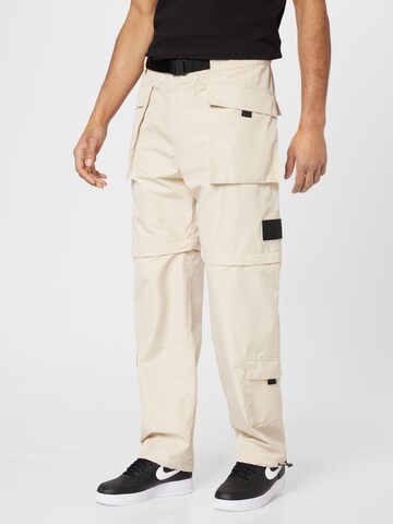 Calvin Klein Jeans Regular Trousers in Beige: front