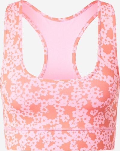 Sutien sport Hey Honey pe portocaliu somon / roz, Vizualizare produs