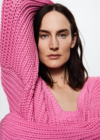 MANGO Pullover 'Fruita' in Pink