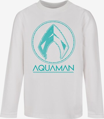 ABSOLUTE CULT Shirt 'Aquaman' in Wit: voorkant