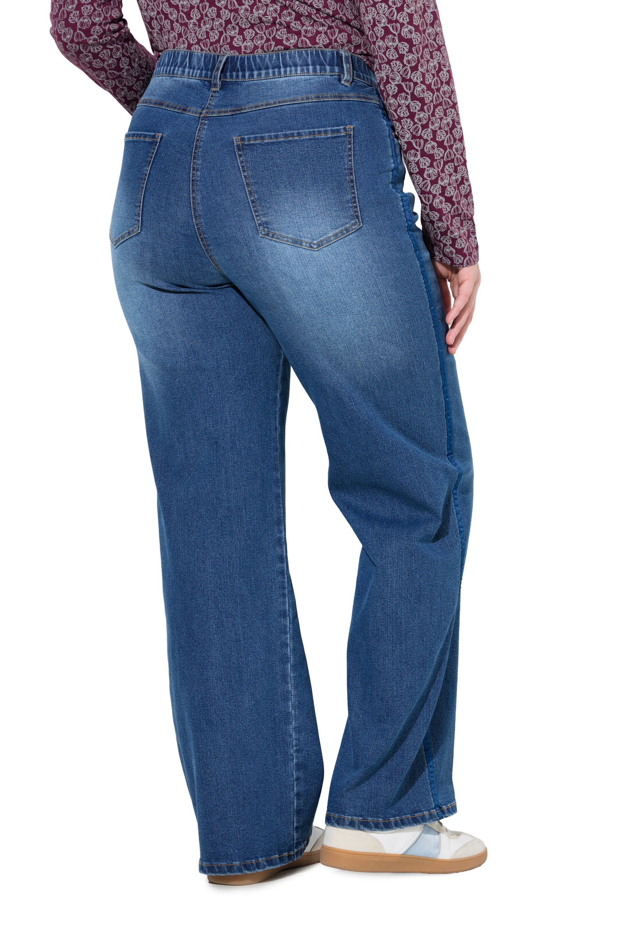 Ulla Popken Wide leg Jeans in Blue