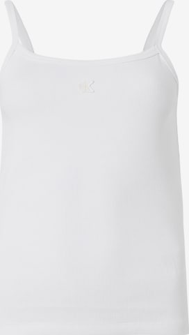 Calvin Klein Jeans - Top en blanco: frente