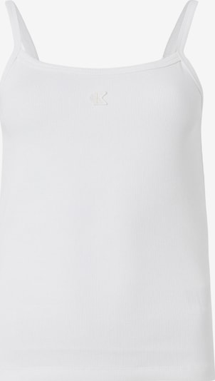 XXS dydžio Palaidinė be rankovių 'Monogram Patch Cami' iš Calvin Klein Jeans, spalva – balta, Prekių apžvalga