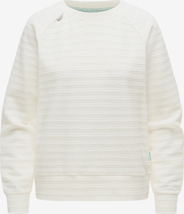 Sweat-shirt 'Joann' Ragwear en blanc : devant