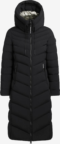 khujo Wintermantel 'Stoane2' in Zwart: voorkant