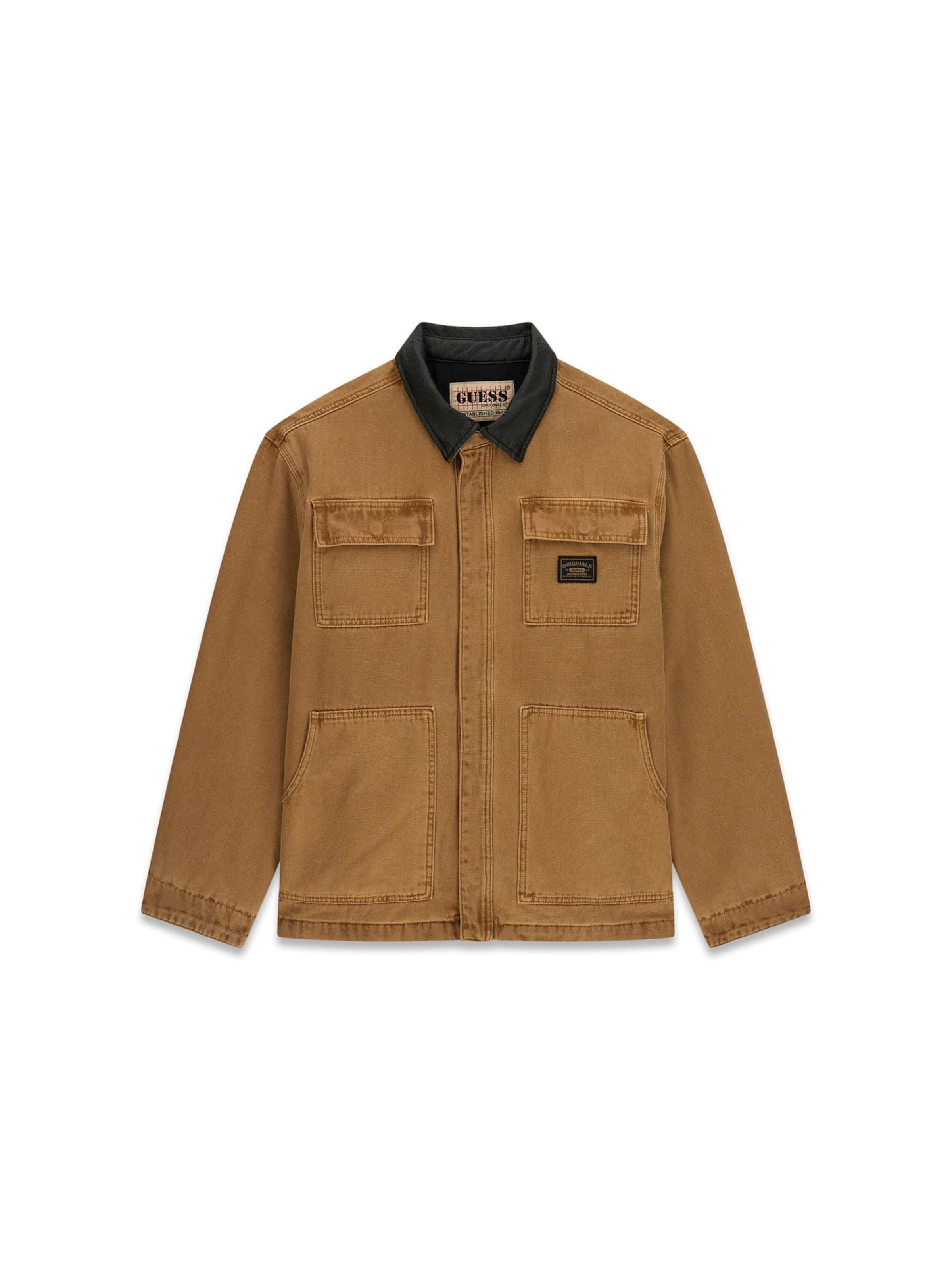 GUESS Between-Season Jacket in Sand / Brown, Item view