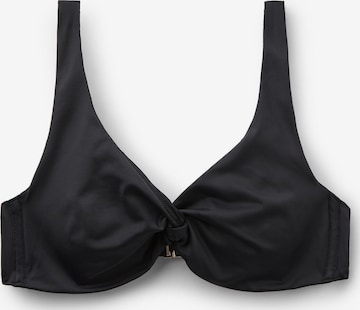 CALZEDONIA Balconette Bikinitop 'Premium Sculpt' in Schwarz: Vorderseite
