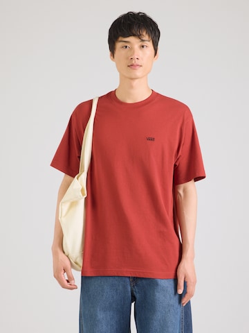 VANS - Camiseta 'LEFT CHEST II' en rojo: frente