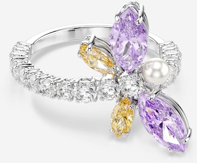 Swarovski Sormus koossa 58 värissä keltainen / lila / hopea / läpinäkyvä, Tuotenäkymä